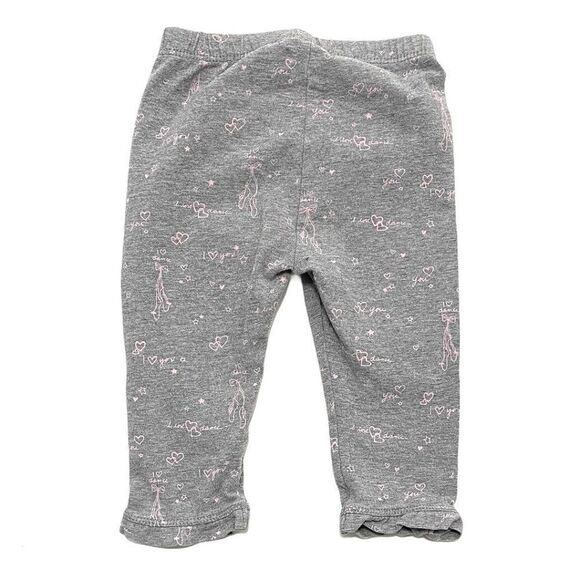 Baby Gap Grey with Pink Ballerina Leggings - Picture 3 of 3